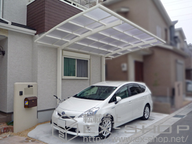 のカーポート レイナポートグラン 積雪〜20cm対応 施工例