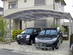 のカーポート プレシオスポート ワイド 積雪〜20cm対応 施工例