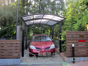 のカーポート レイナワンポートグラン　積雪〜20cm対応 施工例