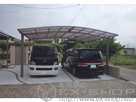 のカーポート カーブポートシグマIII ワイド 積雪〜30cm対応 施工例