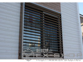 の面格子・窓格子 目隠し可動ルーバー 引違い窓用 施工例