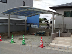 のカーポート レイナツインポートグラン　積雪〜20cm対応 施工例