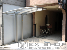のサイクルポート・駐輪場 プレシオスポート ミニ 積雪〜20cm対応 施工例