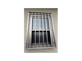 の面格子・窓格子 アルミ面格子 縦格子 施工例