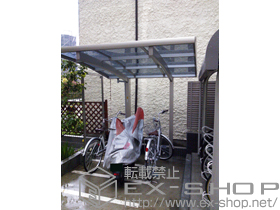 のサイクルポート・駐輪場 レイナポート ミニ 積雪〜20cm対応 施工例