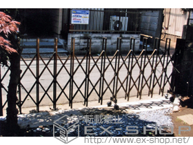 のカーゲート トリップゲート PA型 ノンレール 片開き 35S 施工例