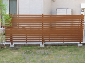 のフェンス・柵 ビューテクトS3型 マテリアルカラー 施工例