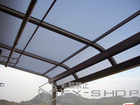 のバルコニー・ベランダ屋根 ライザーテラスII R型 屋根タイプ 単体 積雪〜20cm対応 施工例