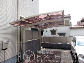 のカーポート レイナポート 積雪〜20cm対応＋レイナポート用　着脱式サポート 施工例