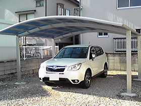 のカーポート レイナツインポートグラン　積雪〜20cm対応 施工例