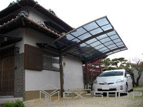 のカーポート カーブポートシグマIII 積雪〜20cm対応 施工例