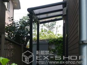 のテラス屋根 パワーアルファ F型 テラスタイプ 単体 積雪〜30cm対応 施工例