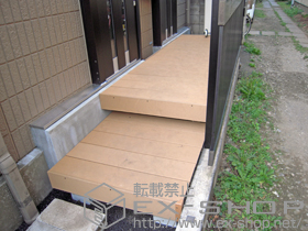 のウッドデッキ リコステージII 施工例