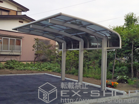 のカーポート レイナキャップポートグラン50 積雪〜50cm対応 施工例