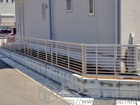 のフェンス・柵 プリレオR1型フェンス フリーポールタイプ 施工例