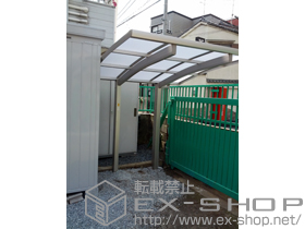 のサイクルポート・駐輪場 プレシオスポート ミニ 積雪〜20?対応 施工例