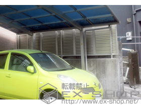 のフェンス・柵 レスティナフェンス5型 フリーポールタイプ 施工例