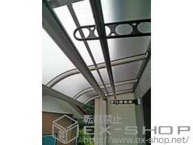 のバルコニー・ベランダ屋根 ヴェクターテラス R型 屋根タイプ 単体 積雪〜20cm対応 施工例