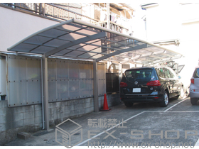 のカーポート プレシオスポート 縦連棟 積雪〜20cm対応 施工例