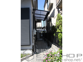 のテラス屋根 ライザーテラスII F型 テラスタイプ 単体 積雪〜20cm対応 施工例