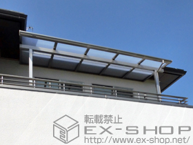 のバルコニー・ベランダ屋根 パワーアルファ F型 屋根タイプ 単体 積雪〜30cm対応 施工例