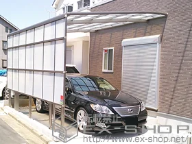 LIXIL リクシル(トステム)のカーポート ルーフポートシグマIII 積雪〜30cm対応 施工例