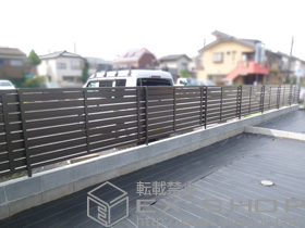 のフェンス・柵 セレビューフェンスR3型　フリーポール仕様 施工例