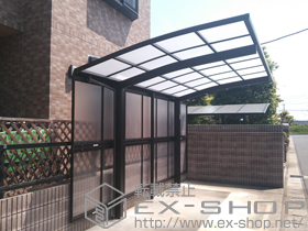 のカーポート プレシオスポート 積雪〜20cm対応+サイドパネル 施工例