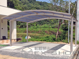 のカーポート レイナツインポートグラン 積雪〜20cm対応 施工例