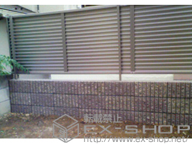 のフェンス・柵 プリレオＲ5型フェンス 施工例