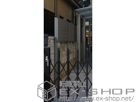 のフェンス・柵 レスティナフェンス5型 多段柱施工 施工例