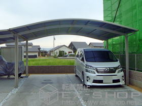 のカーポート レイナツインポートグラン 積雪〜20cm対応 施工例