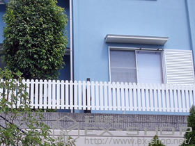 のフェンス・柵 レスティンフェンス7型 フリーポールタイプ 施工例