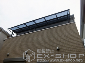 のバルコニー・ベランダ屋根 プレシオステラス R型 屋根タイプ 連棟 積雪〜20cm対応 施工例