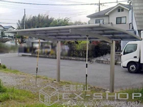 YKKAPのカーポート レイナポートグラン　積雪～20cm対応 施工例