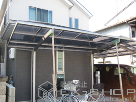 のカーポート カーブポートシグマIII 積雪〜30cm対応 施工例