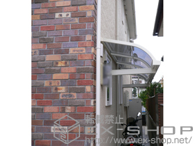 のバルコニー・ベランダ屋根 ライザーテラスII R型 ルーフタイプ 単体 積雪〜20cm対応 施工例