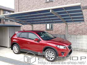 のカーポート レイナポートグラン 積雪〜20cm対応+レイナポートグラン用 着脱式サポート2本入 施工例