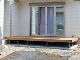 のウッドデッキ リコステージII 施工例