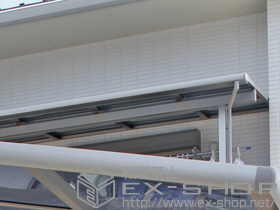 のバルコニー・ベランダ屋根 ライザーテラスII F型 屋根タイプ 単体 積雪〜20cm対応 施工例