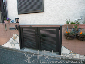 のフェンス・柵 シャレオR1型フェンス フリーポールタイプ 施工例