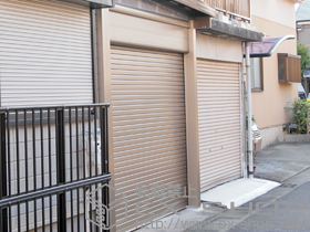 のガレージシャッター シャッターゲートFX2型 電動式 施工例