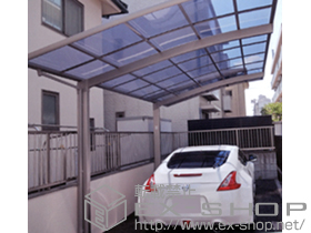 のカーポート カーブポートシグマIII 積雪〜30cm対応
幅=3,000mm 施工例