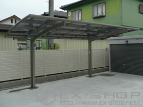 のカーポート カーブポートシグマIII 積雪〜30cm対応 施工例