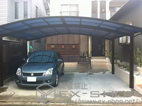 のカーポート レイナツインポートグラン 積雪〜20cm対応 施工例