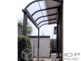 のテラス屋根 ライザーテラスII R型 テラスタイプ 単体 積雪〜20cm対応 施工例