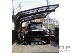 のカーポート テールポートシグマIII 耐風圧強度仕様 積雪〜30cm対応 施工例