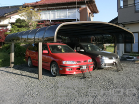 のカーポート テールポートシグマIII ワイド 積雪〜30cm対応 施工例