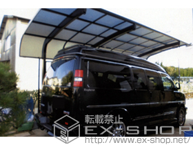 のカーポート テールポートシグマIII 延長 積雪〜30cm対応＋着脱式サポート柱 施工例