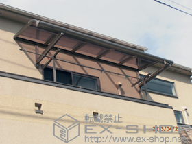 のバルコニー・ベランダ屋根 パワーアルファ RB型 ルーフタイプ 単体 積雪〜30cm対応 施工例